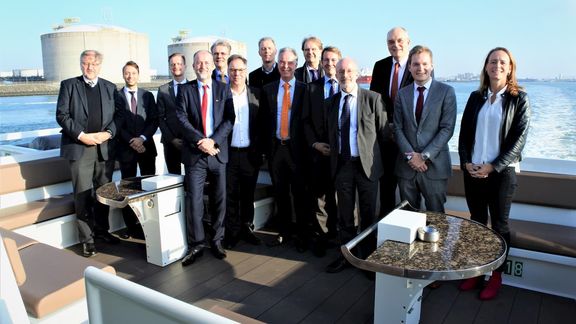 Working visit of a delegation from the Bundesverband der Deutschen Industrie (BDI) to the port of Rotterdam