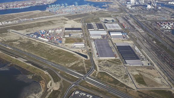 Top view of Maasvlakte 2