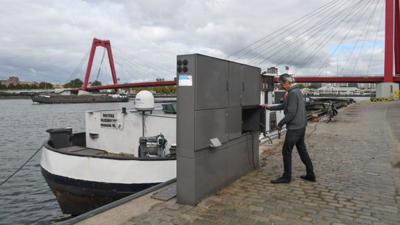 Bestaande walstroom in de Rotterdamse haven