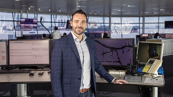 Kevin van Drongelen manager VTS uit Rotterdam