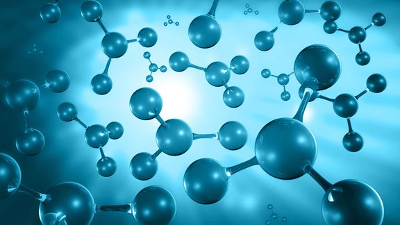 Ammonia molecules