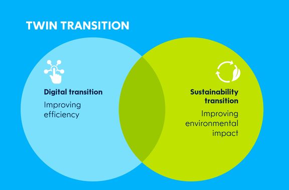 Twin Transition illustration