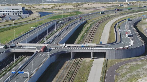 De CER onder de Maasvlakteweg