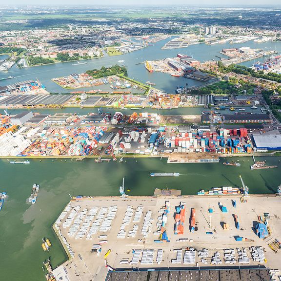 Eemhaven Rotterdam, luchtfoto