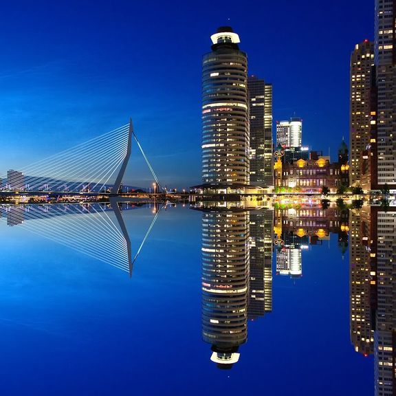 Skyline of Rotterdam