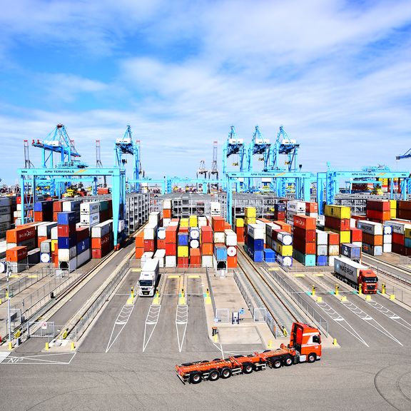 Containers Port of Rotterdam